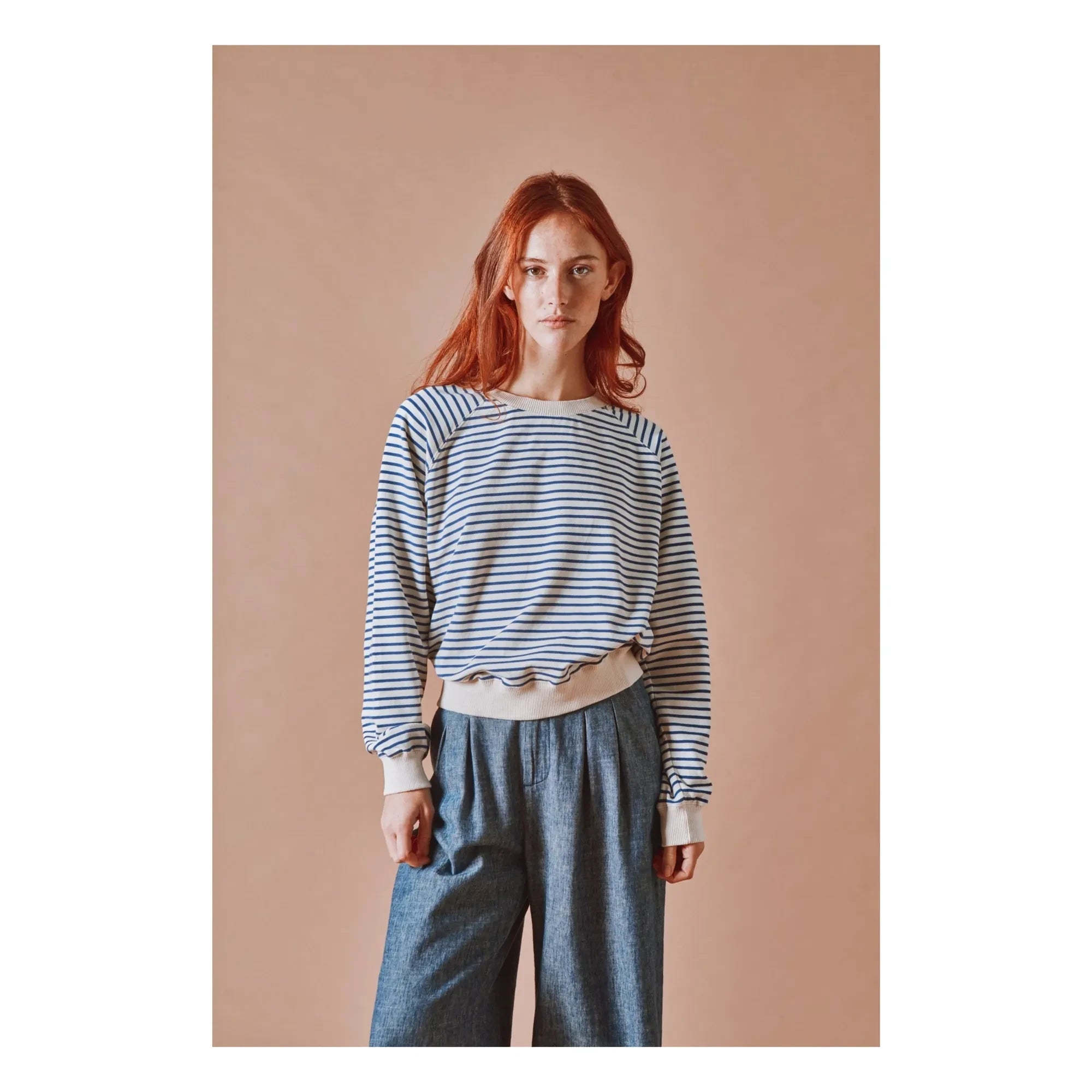 Emile et Ida - Linen and cotton pants | Navy blue