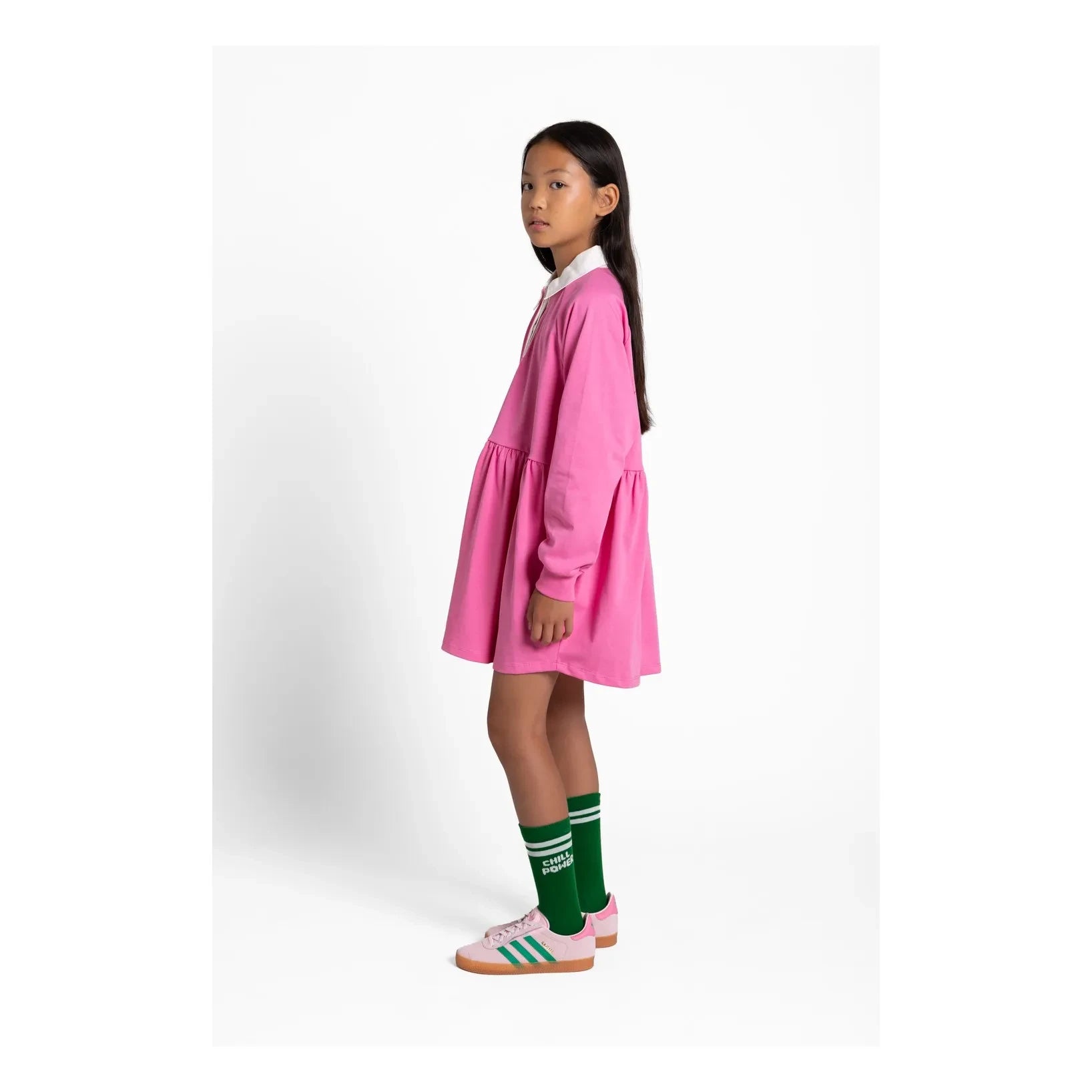 Smallable Kid - Camelia Polo Dress | Candy Pink