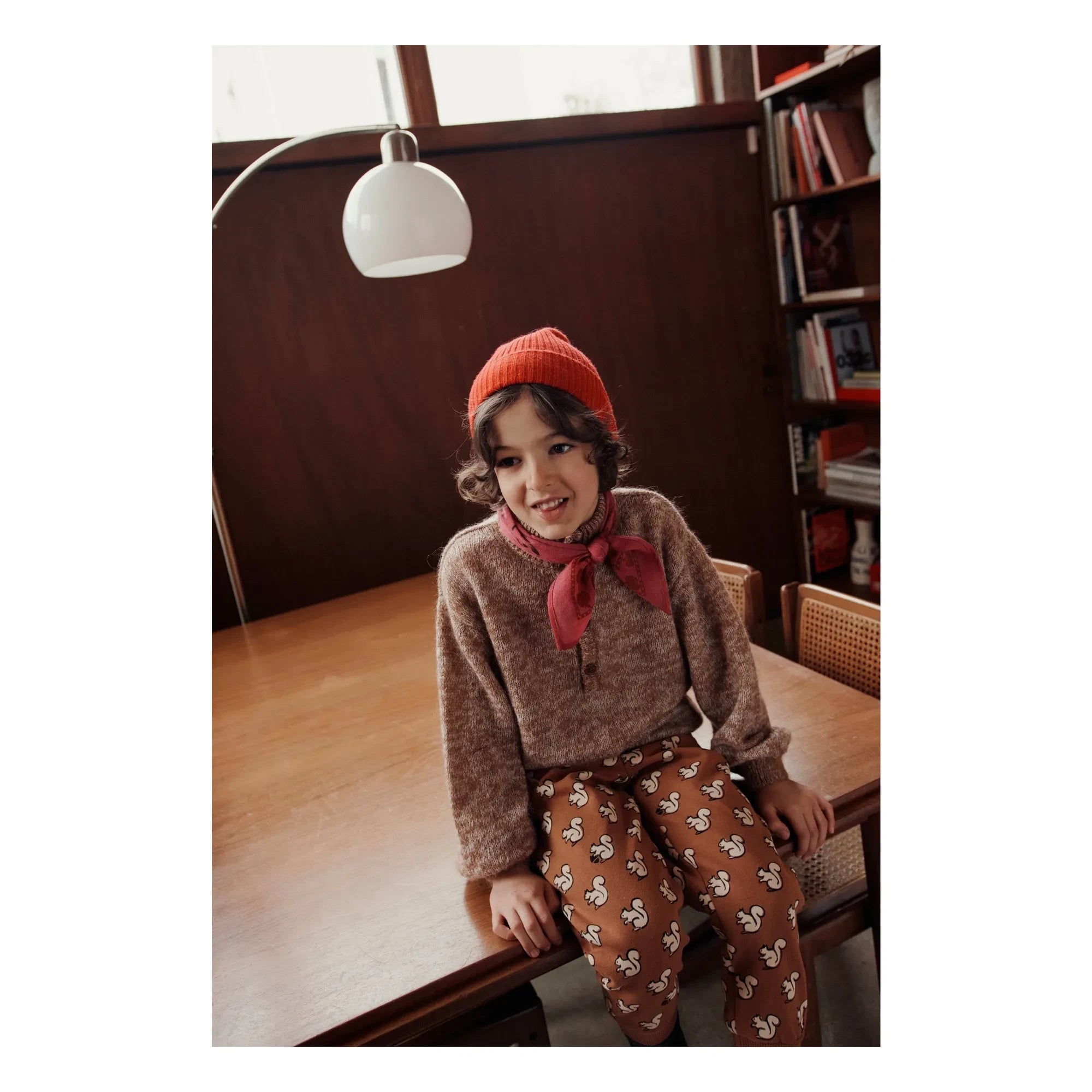 Emile et Ida - Jogger Squirrels Organic Cotton | Caramel