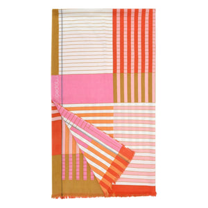 Mapoésie - Riviera Beach Towel | Pink