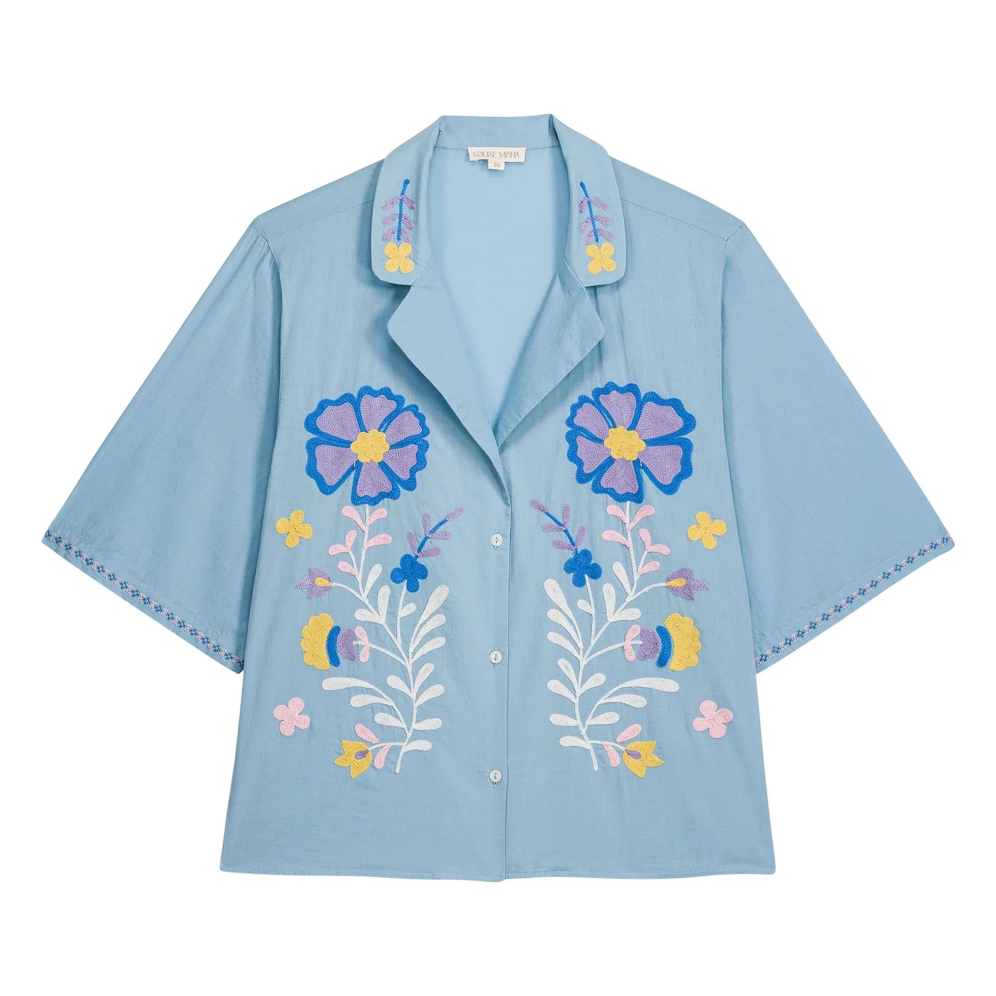 Louise Misha - Emilius Shirt | Blue