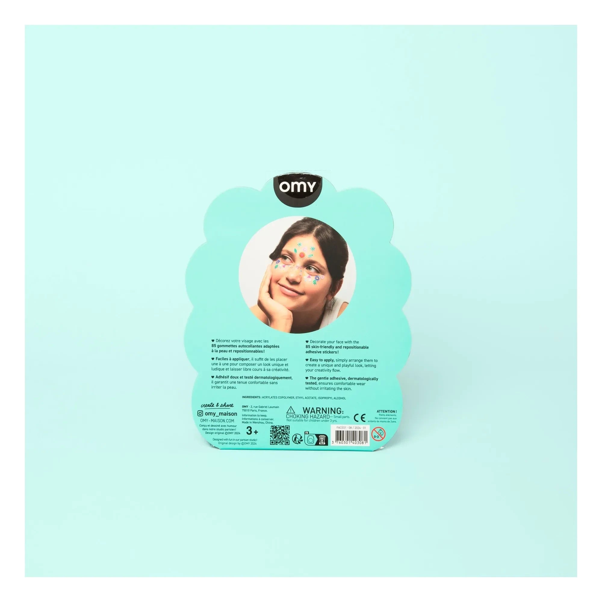 Omy - Flower Face Stickers