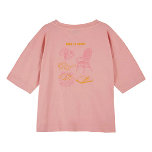 Emile et Ida - Soleil Organic Cotton T-shirt | Pink