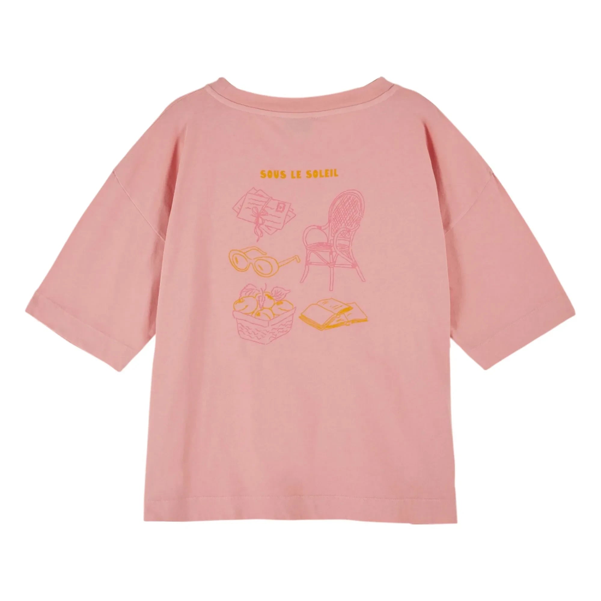 Emile et Ida - Soleil Organic Cotton T-shirt | Pink