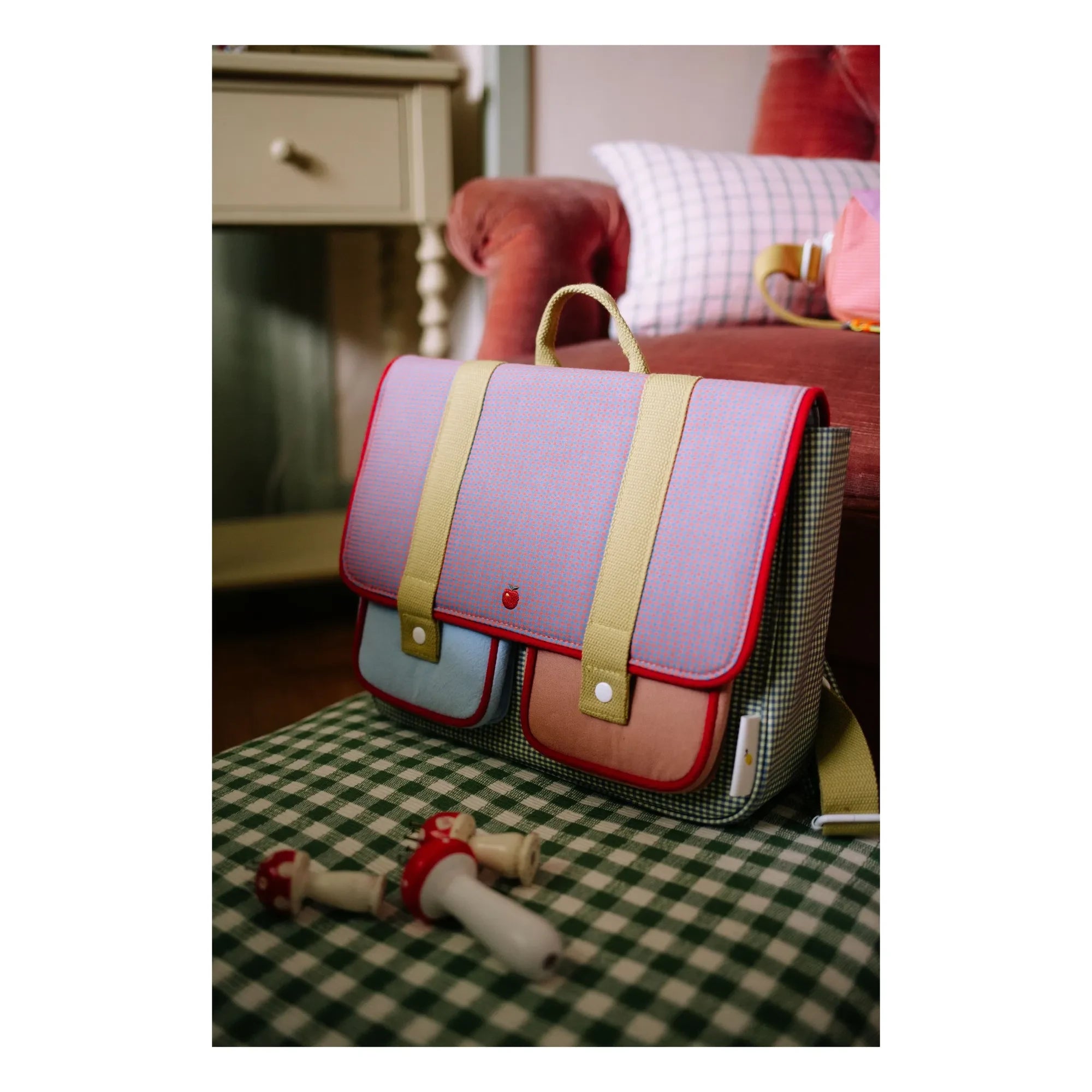 Sticky Lemon - Checkered Apple Bag | Purple