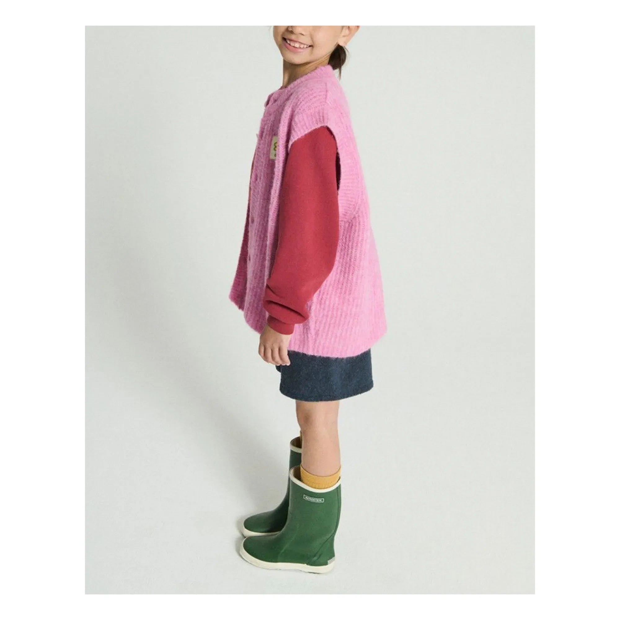 American Vintage - East Alpaka Kolsuz Yelek | Pembe