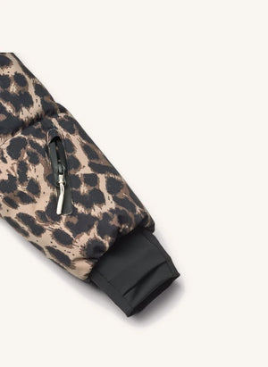 Molo - Hansine Pro Leopard şişme mont | Kahverengi