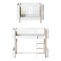 Oliver Furniture - Mini + Karyola Dönüşüm Kiti | Meşe