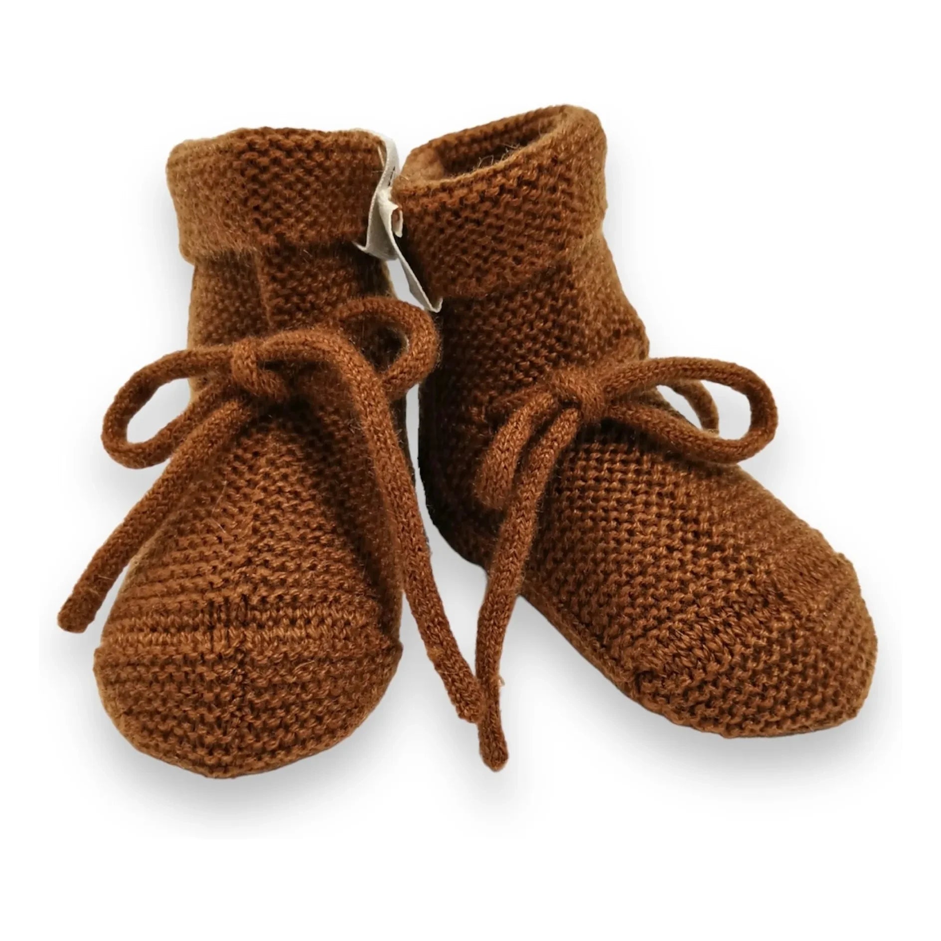 My Little Freckle - Organic Cashmere Slippers | Brick Red