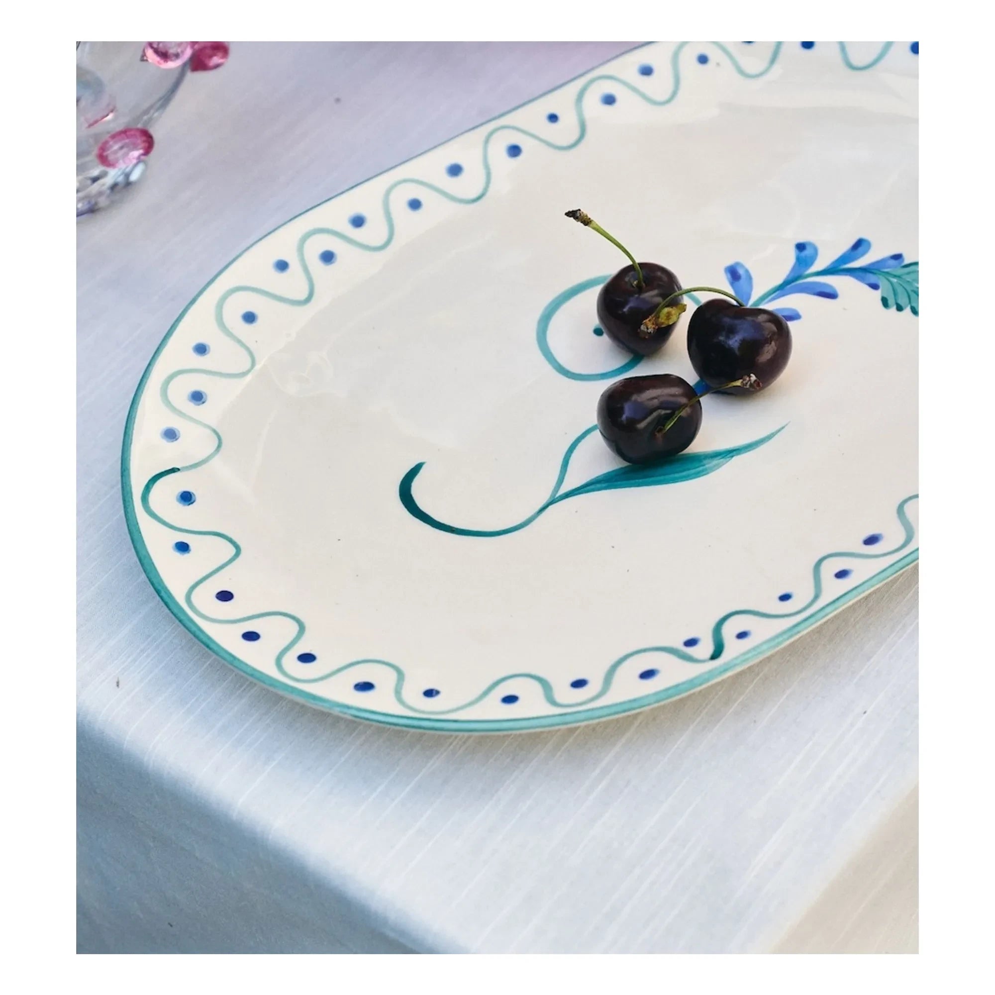 Anna + Nina - Indigo Plate | Blue