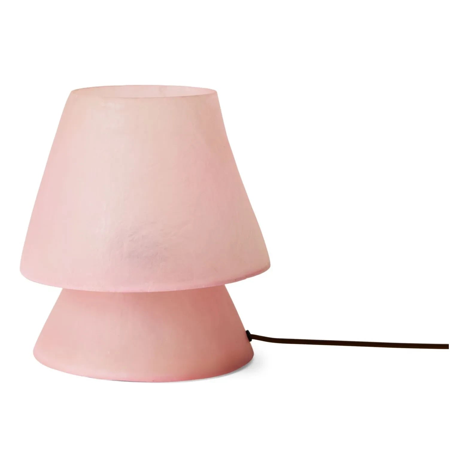 HKliving - Alçak fiberglas masa lambası | Pembe
