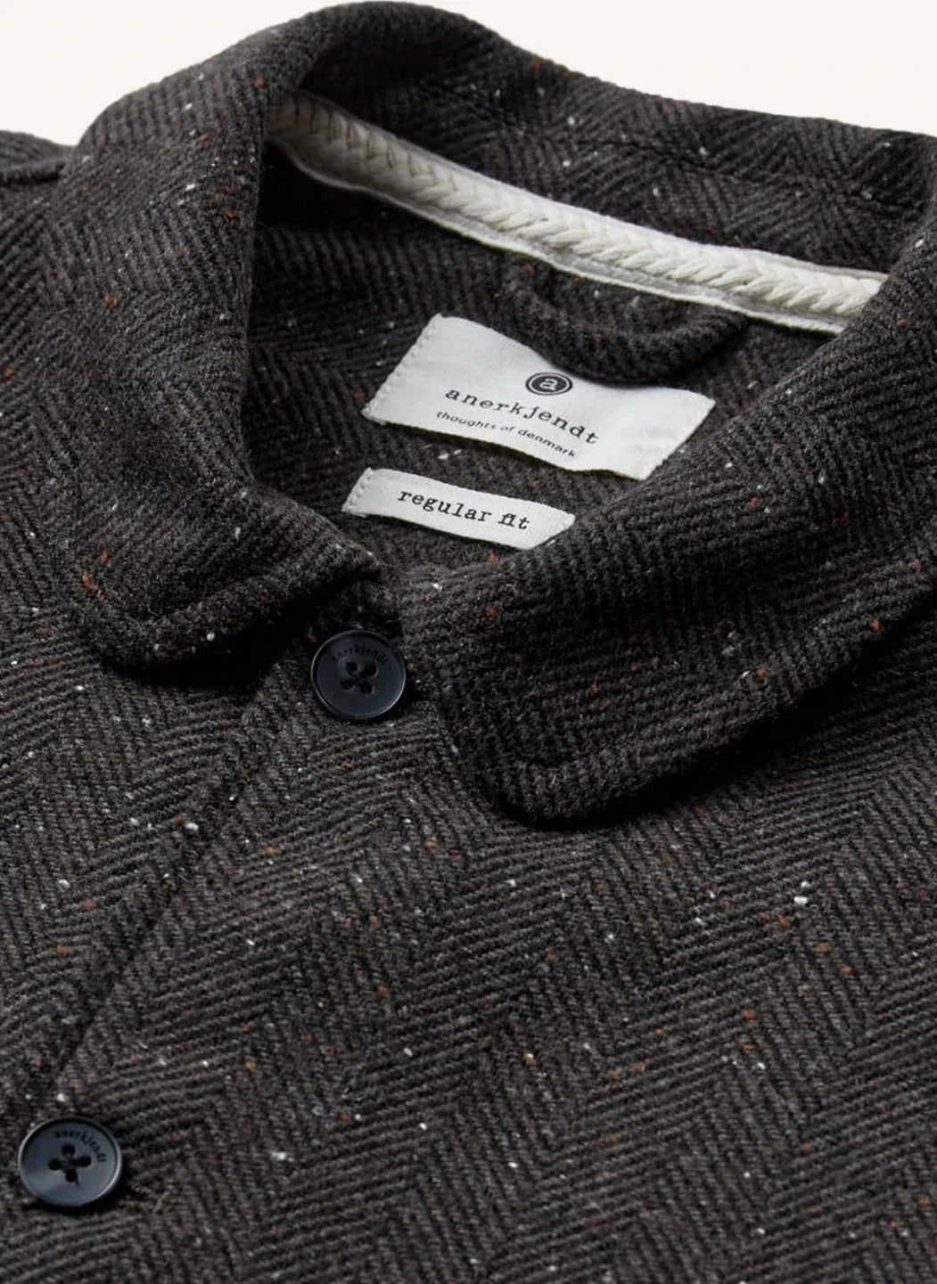 Anerkjendt - Akoscar Check Wool Overshirt | Gray