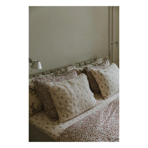 garbo&friends - Bluebell Cotton Muslin Fitted Sheet | Cream