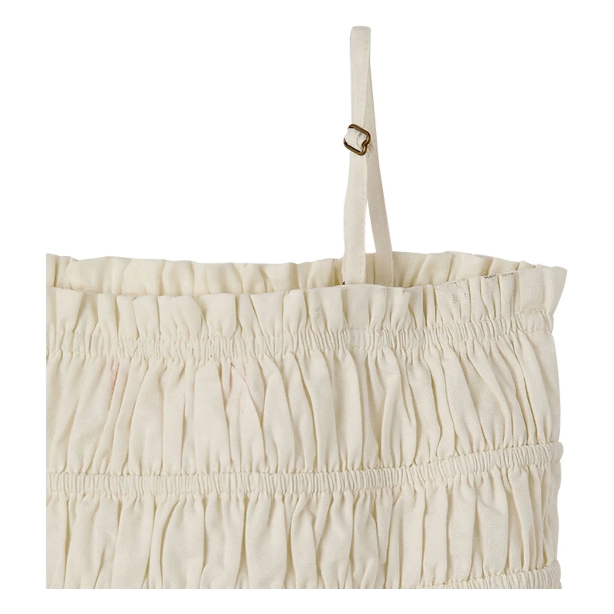 Fabula - Ruffled Top with Pockets | White