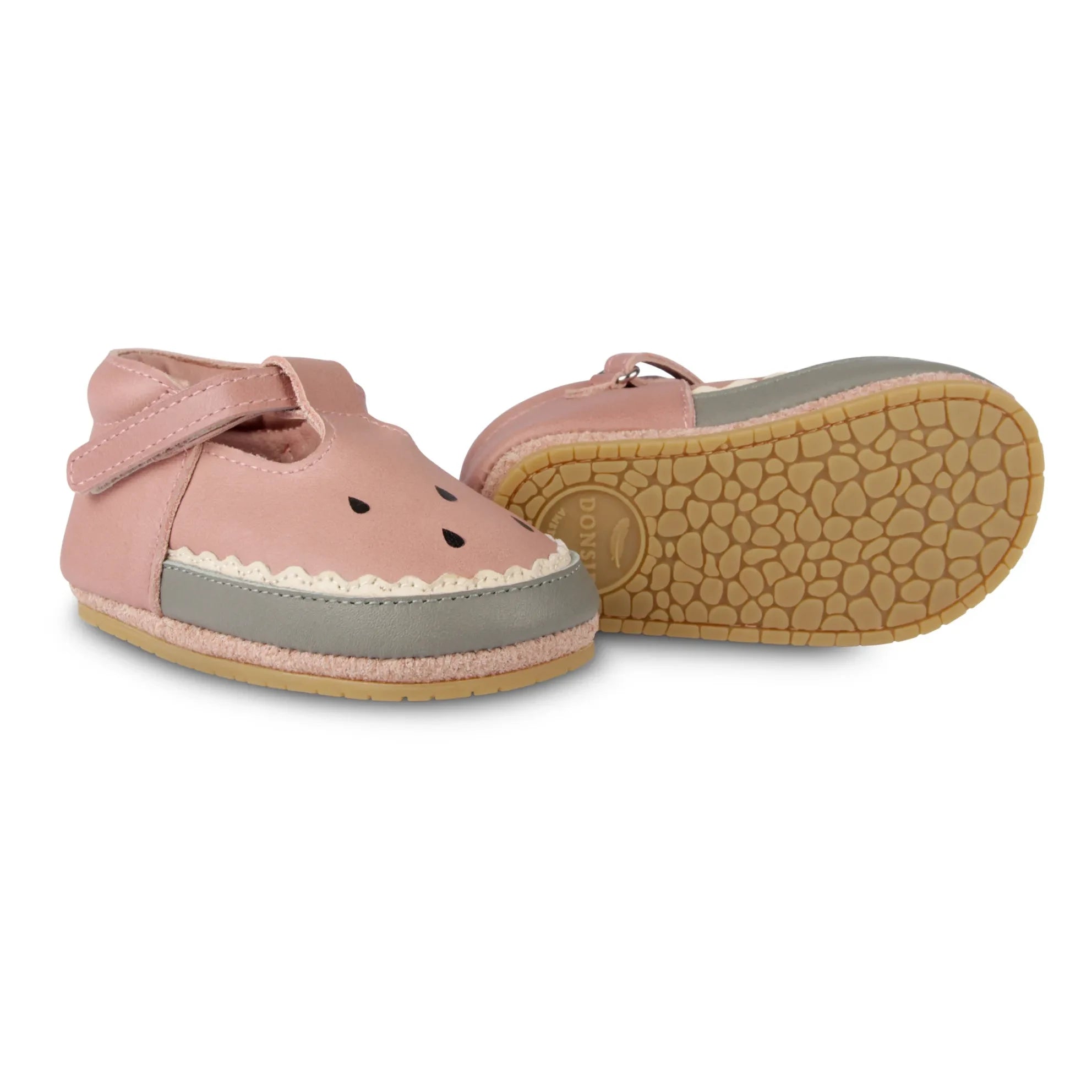 Donsje - Nanoe Watermelon Leather Slippers | Pink