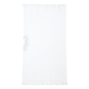 Haomy - Timor waffle weave guest towel | White