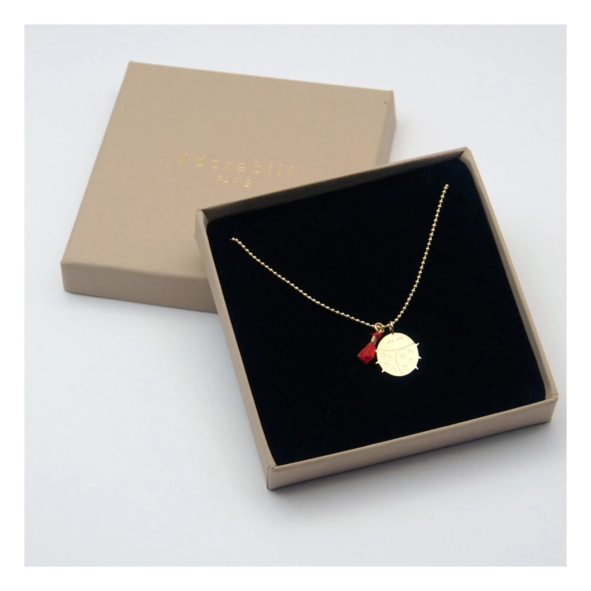 Adorabili - Ladybug Necklace | Gold