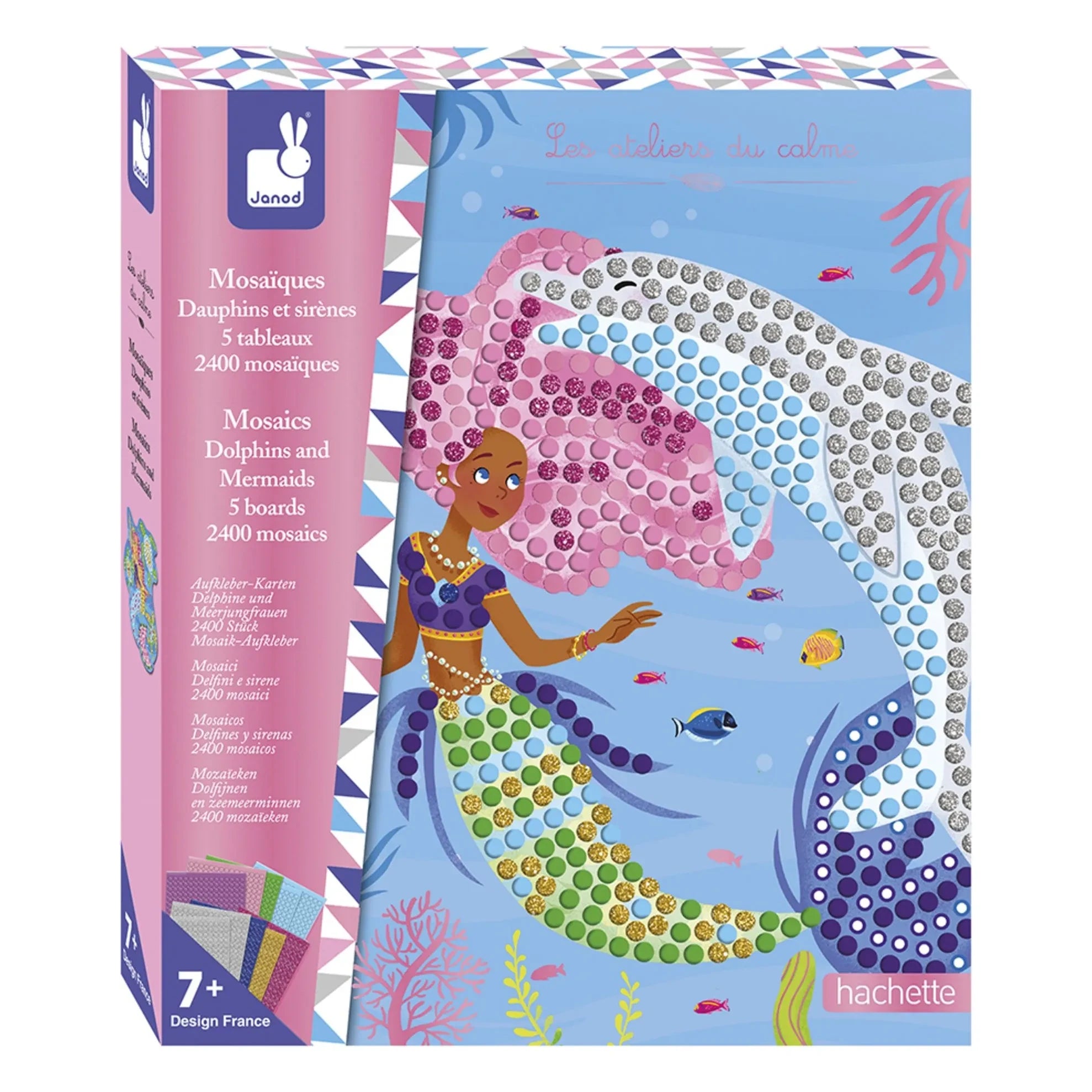 Janod - Dolphins and Mermaids Puzzles - Janod x Hachette