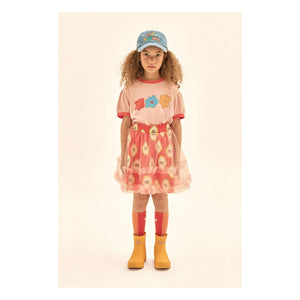 Jelly Mallow - Tulle Mirror Skirt | Orange