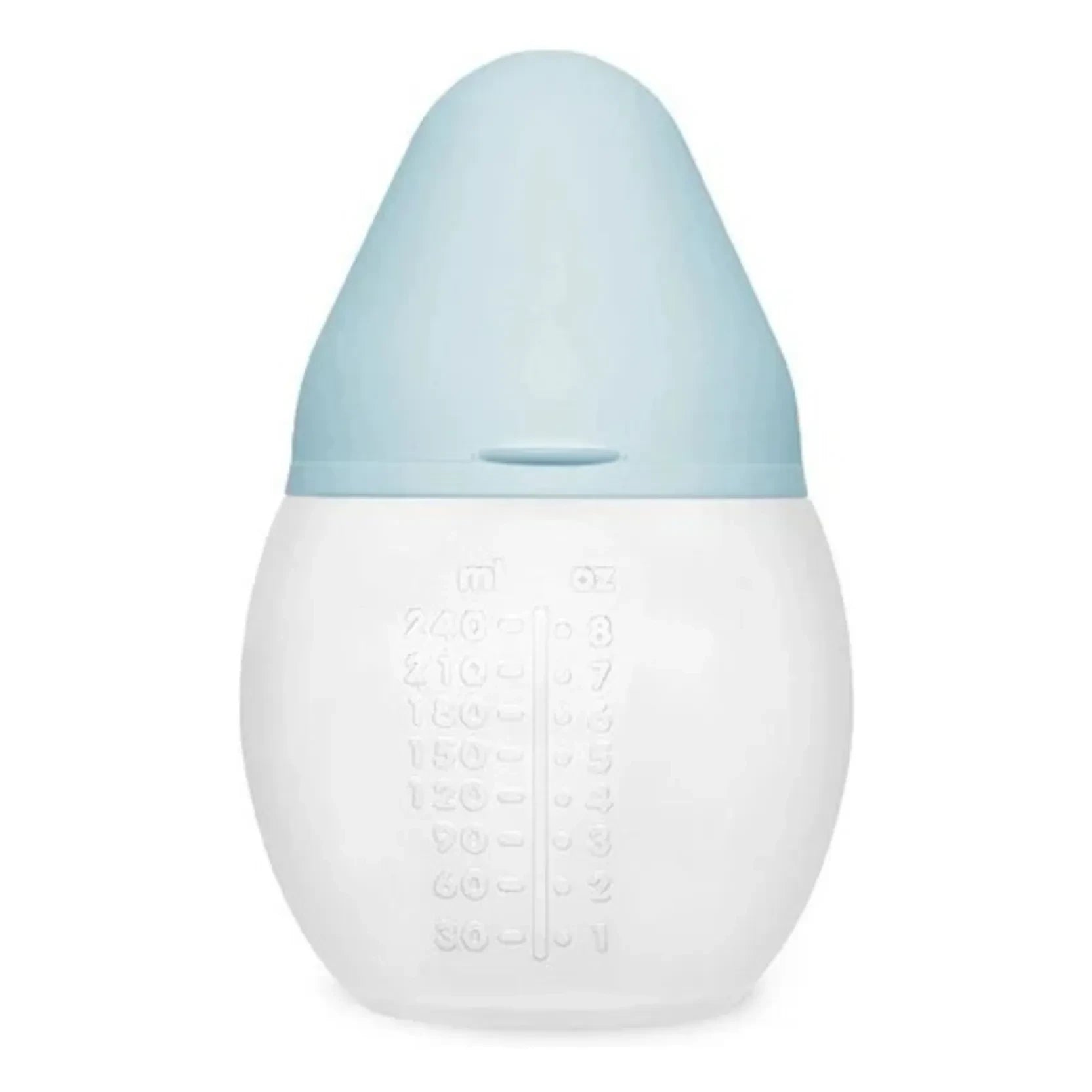 Elhée - Medical Silicone Baby Bottle and Physiological Nipple | Light Blue