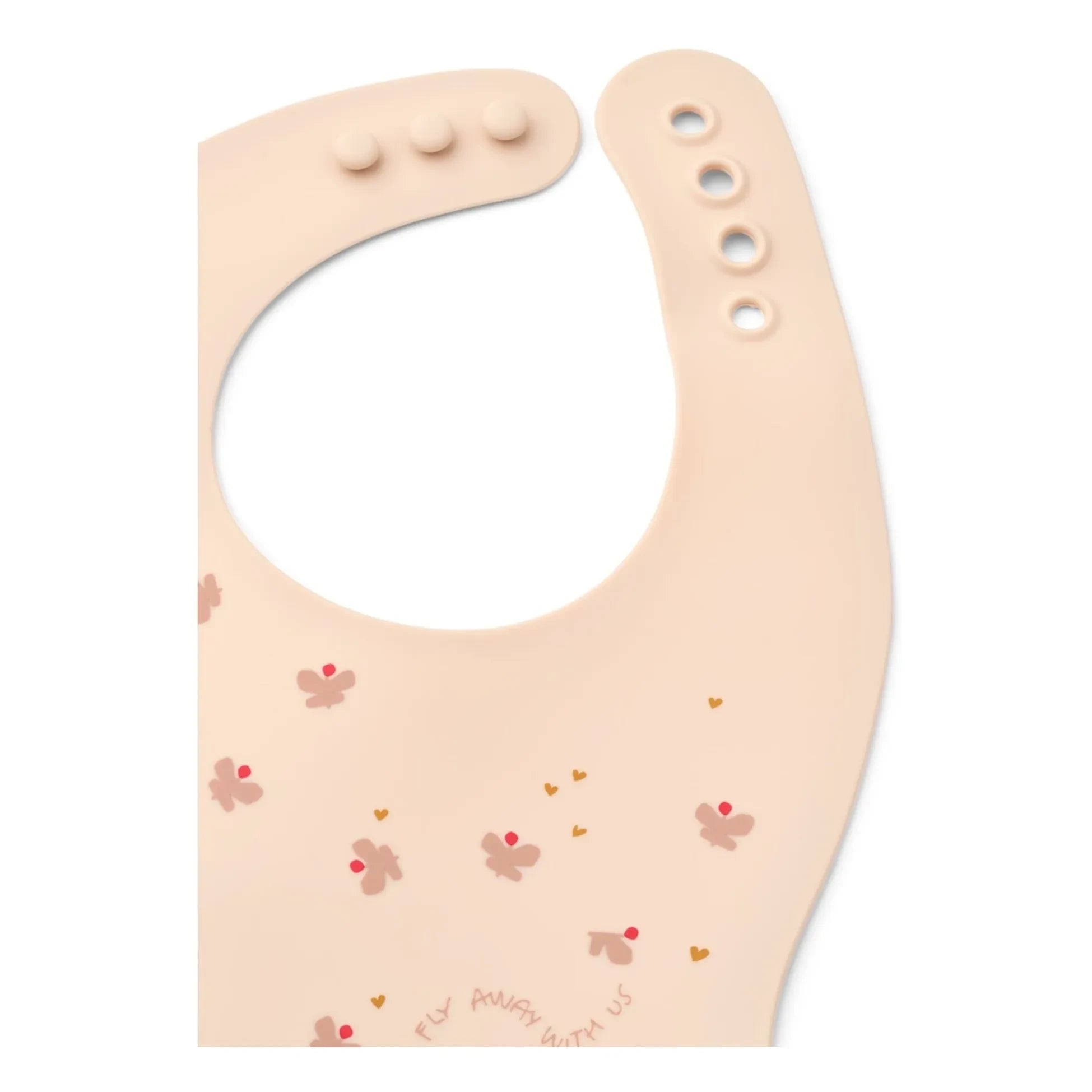 Liewood - Ember Silicone Bibs - 2-Pack | Mini Butterfly/Apple Blossom