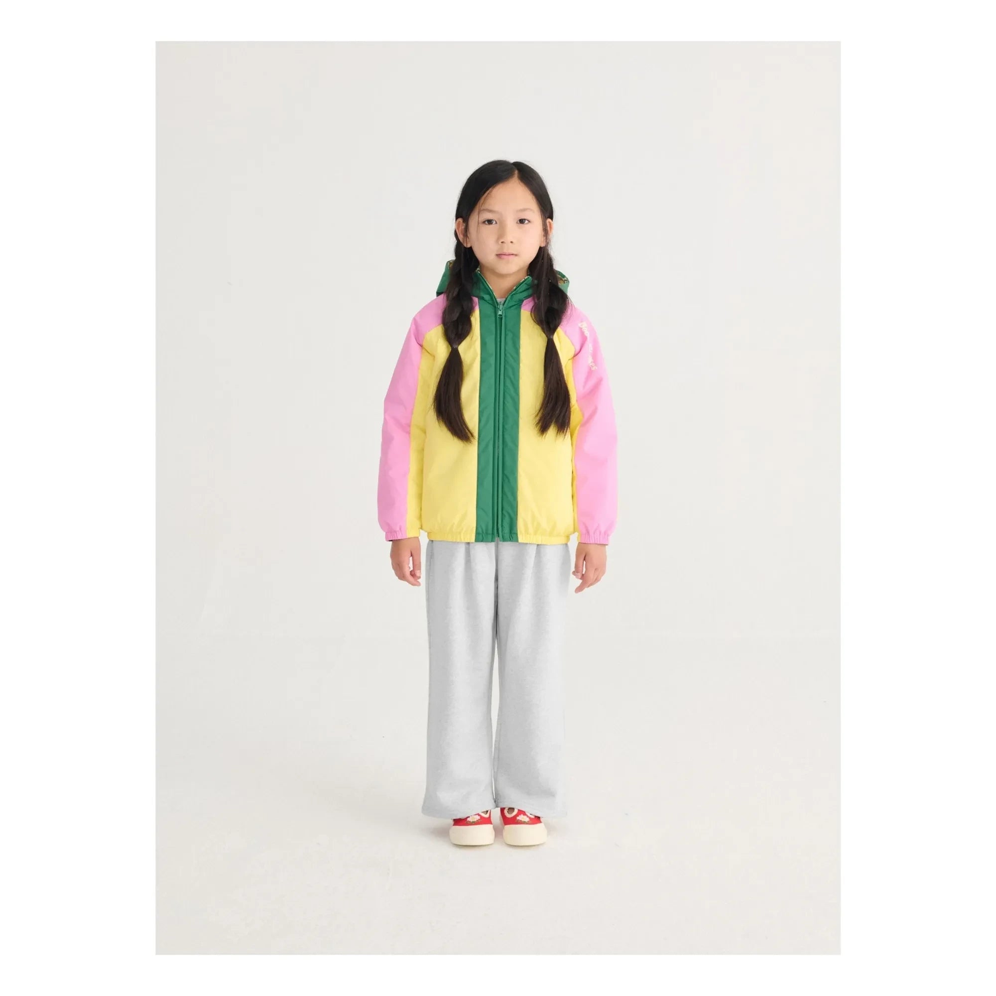 Bobo Choses - Organic Cotton Plain Jogger | Heather Grey