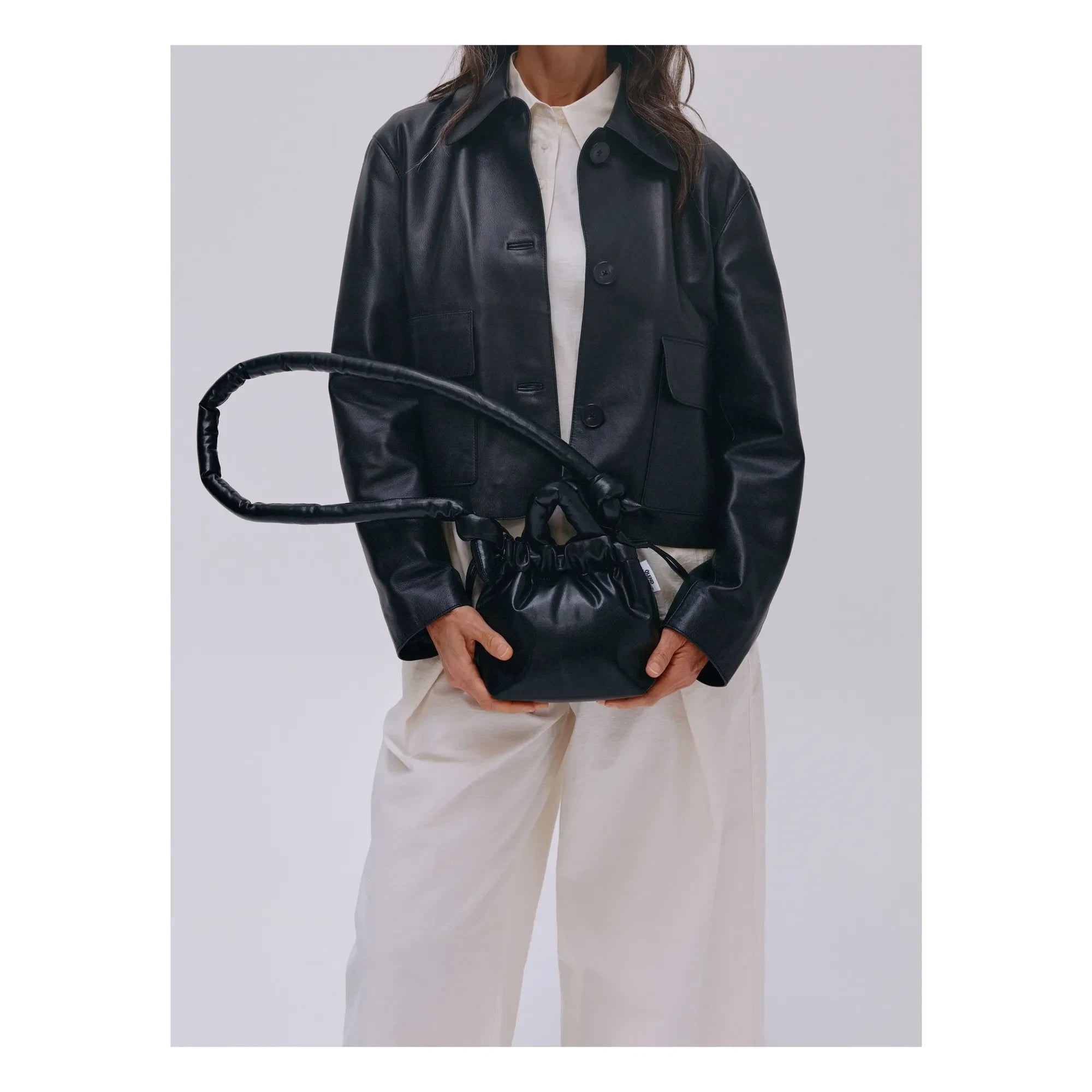 Olend - Micro Ona Vegan Leather Bag | Black