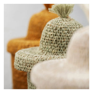 Madame Stoltz - Sea thatch storage basket | Beige