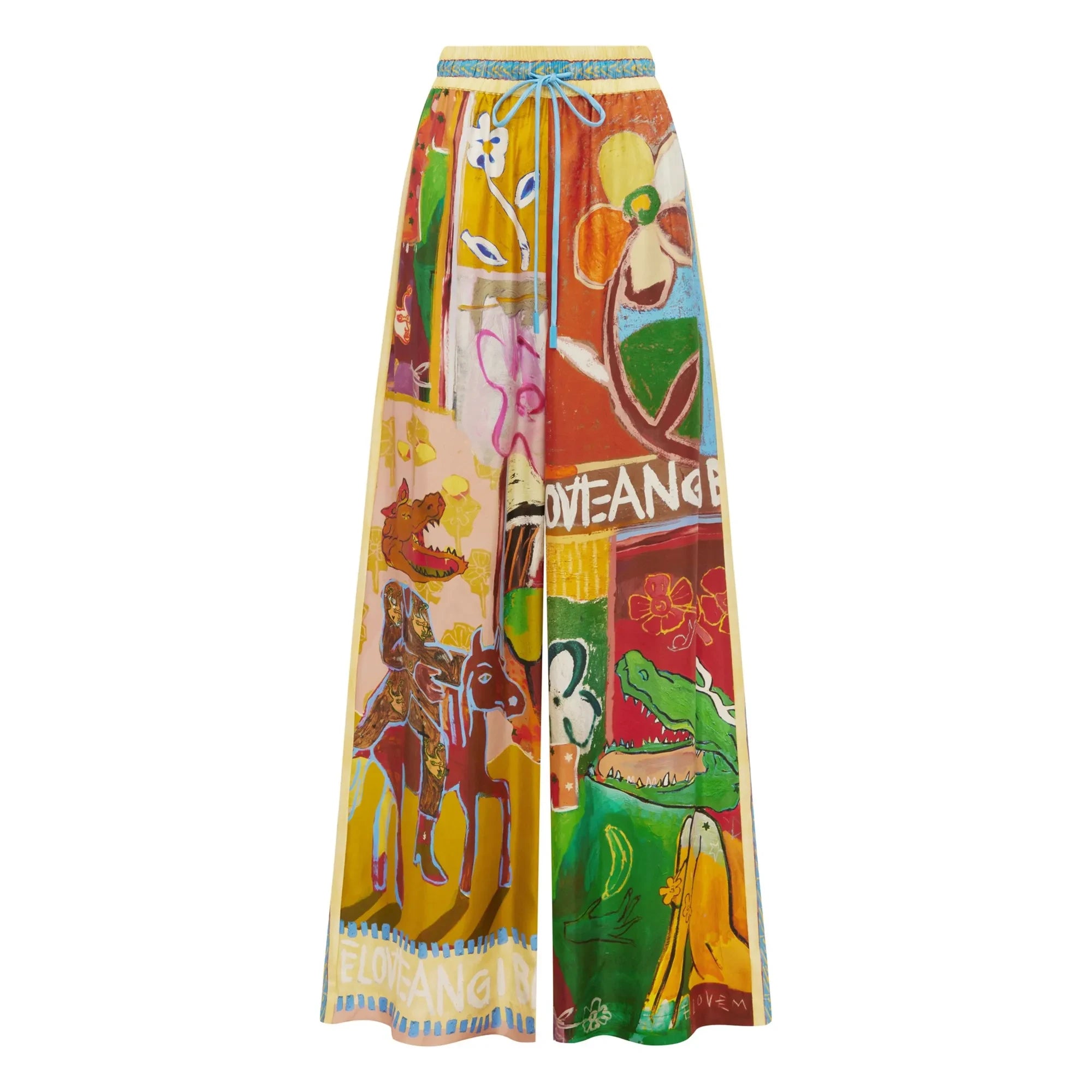 Alémais - Mlak Silk Trousers | Brown