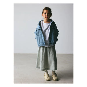 brunobruno nation - Gertrud Striped Skirt Organic Cotton | Green