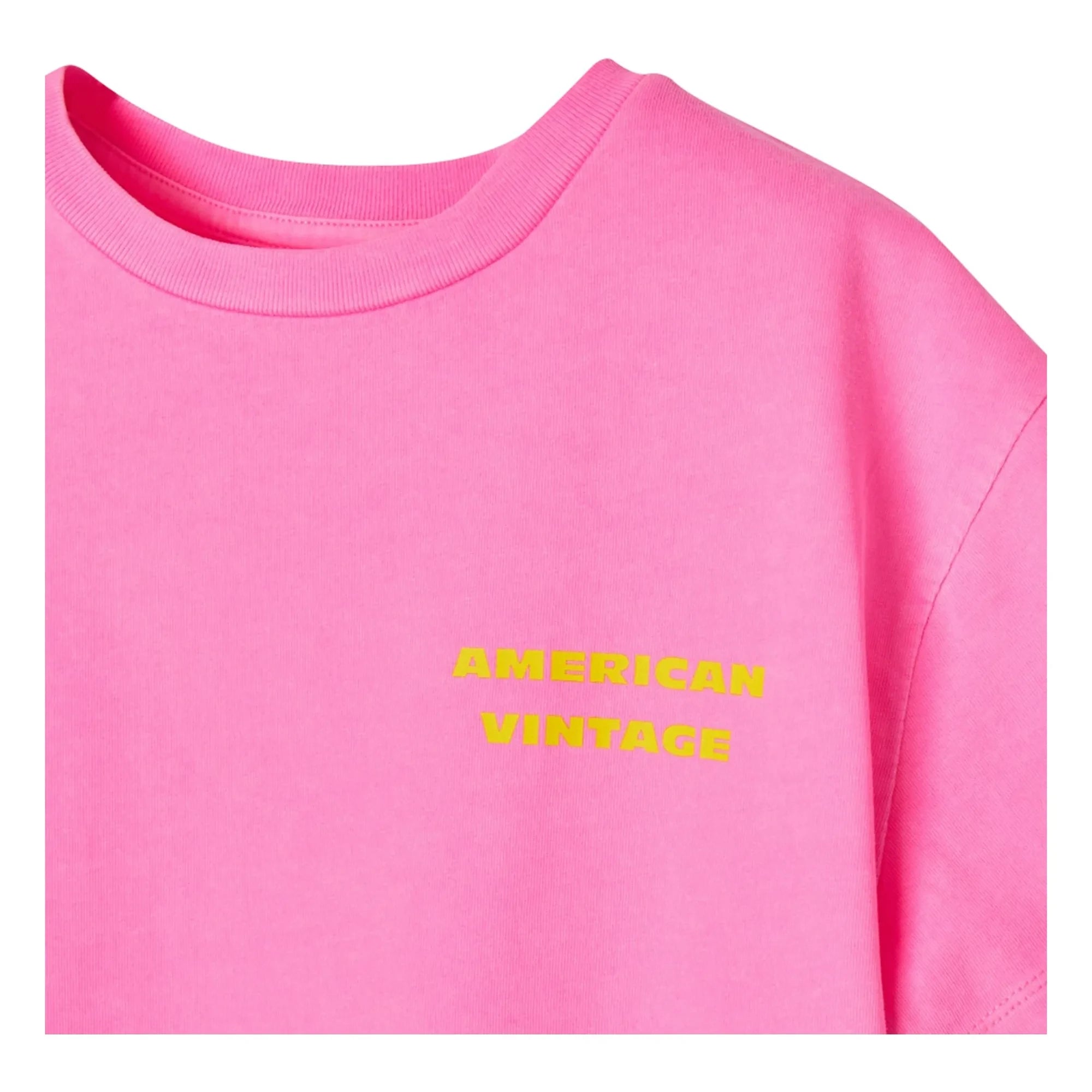 American Vintage - Fizvalley T-Shirt | Fluorescent Pink