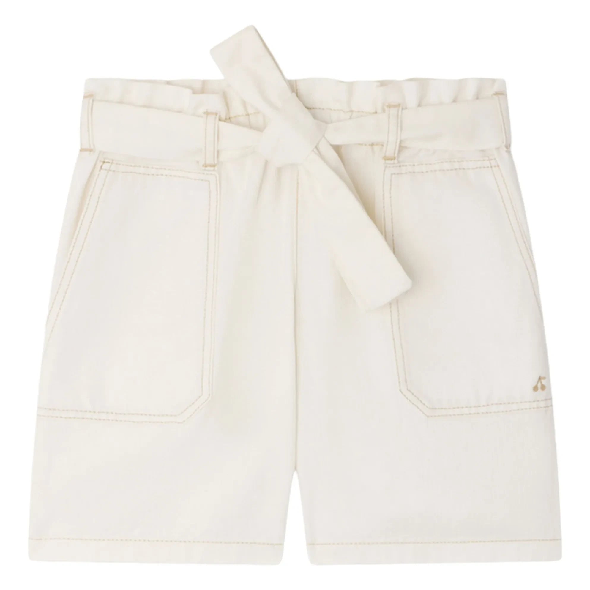Bonpoint - Lorrie Organic Cotton Knot Shorts | Cream