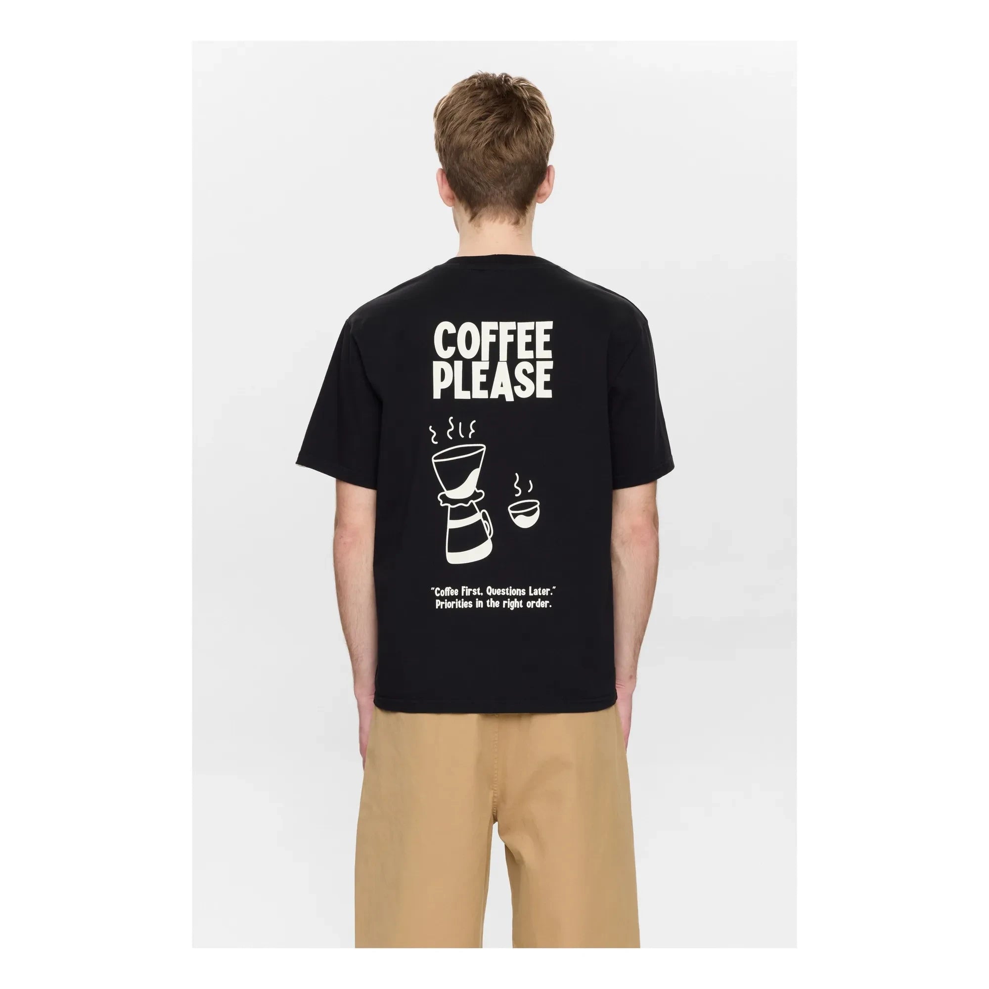 Anerkjendt - Akvillads Coffee Please T-shirt | Black