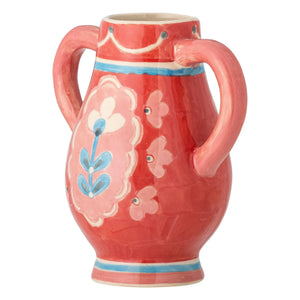 Bloomingville - Odina Stone Ceramic Vase | Red