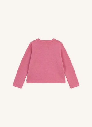 Petit Bateau - Organik pamuklu hırka | Toz Pembe
