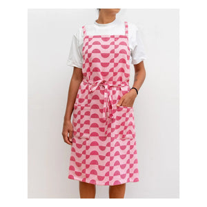 Tarta Gelatina - Cherry Flakes Bib | Pink