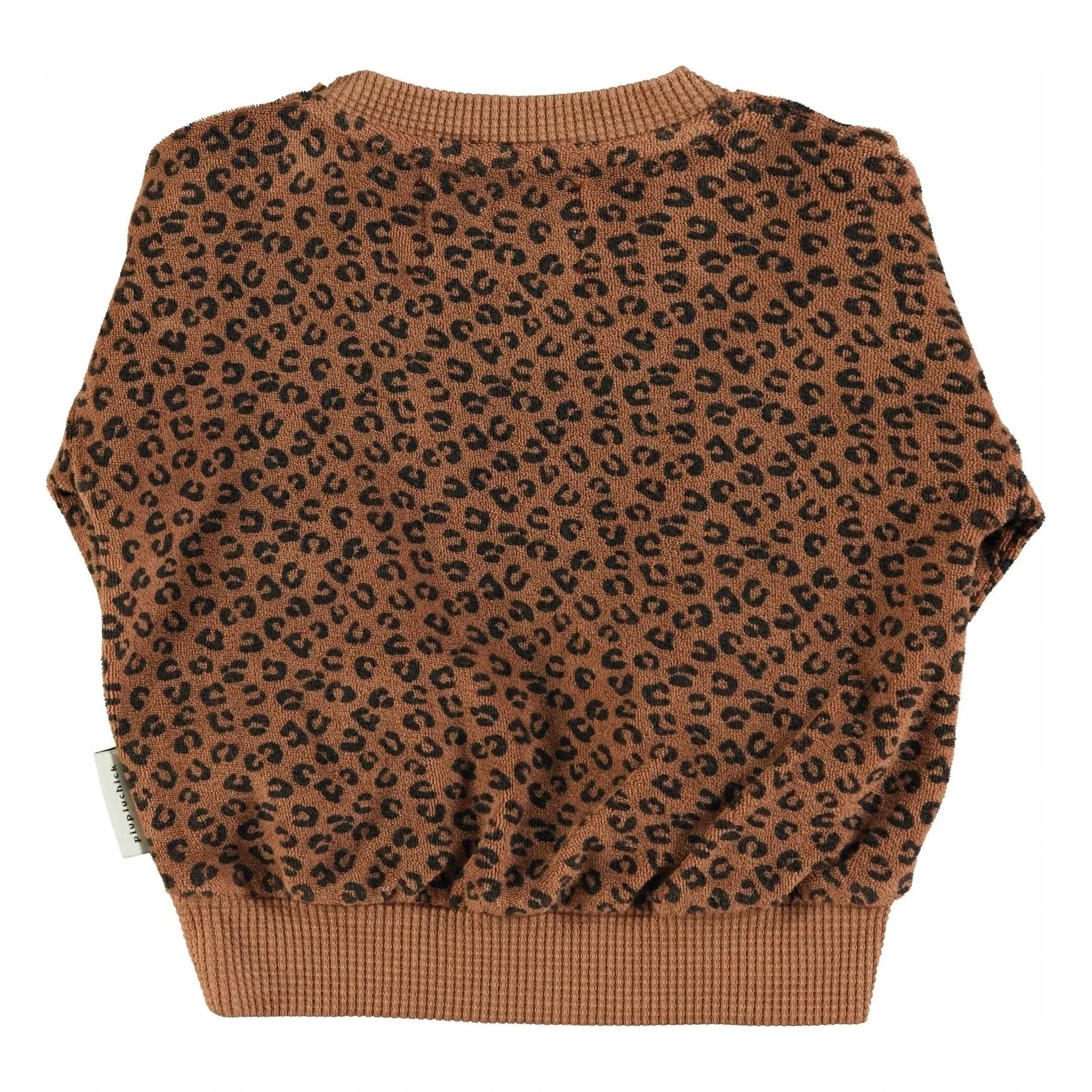 Piupiuchick - Leopard Organic Cotton Towel Fabric | Brown