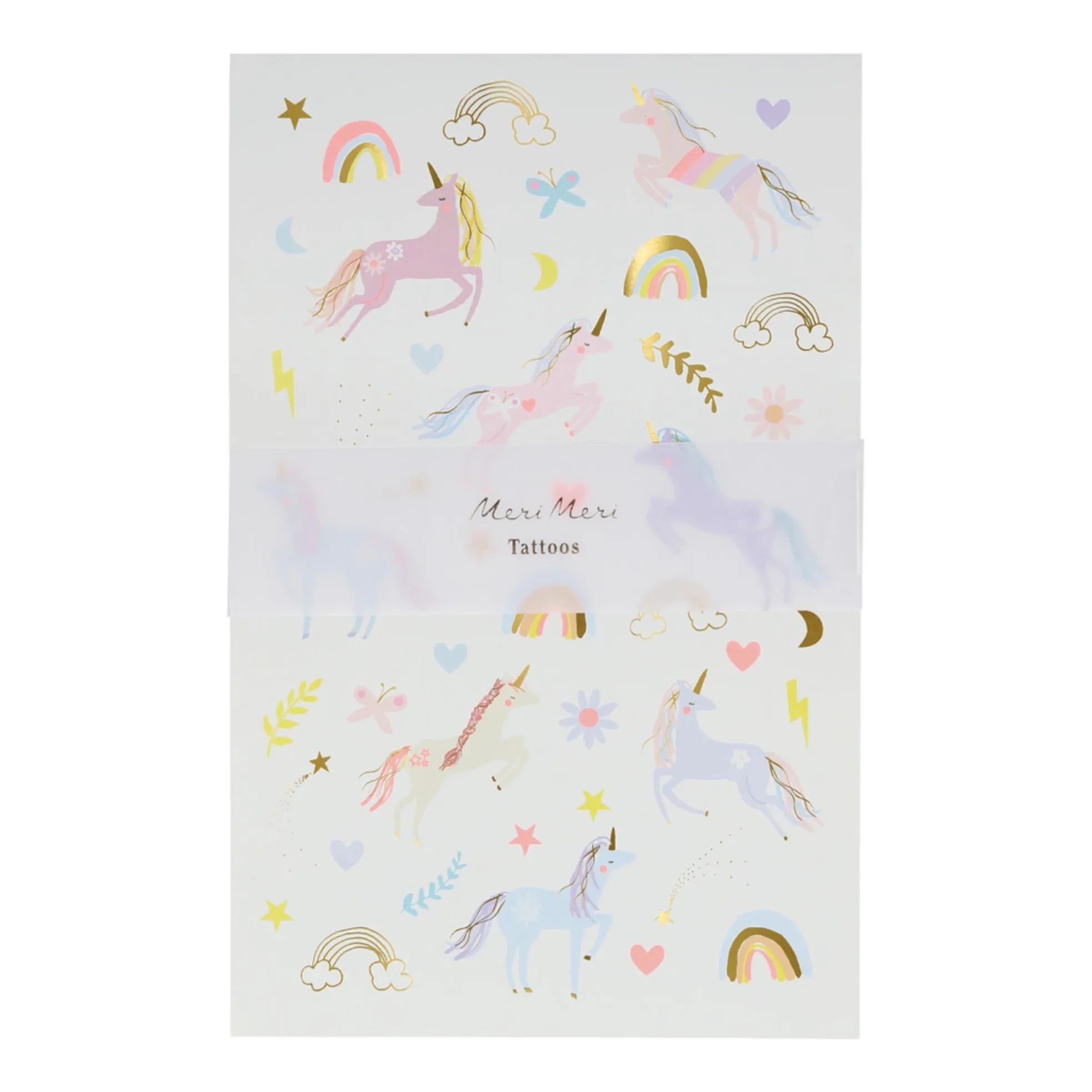 Meri Meri - Geçici Unicorn Dövmeleri