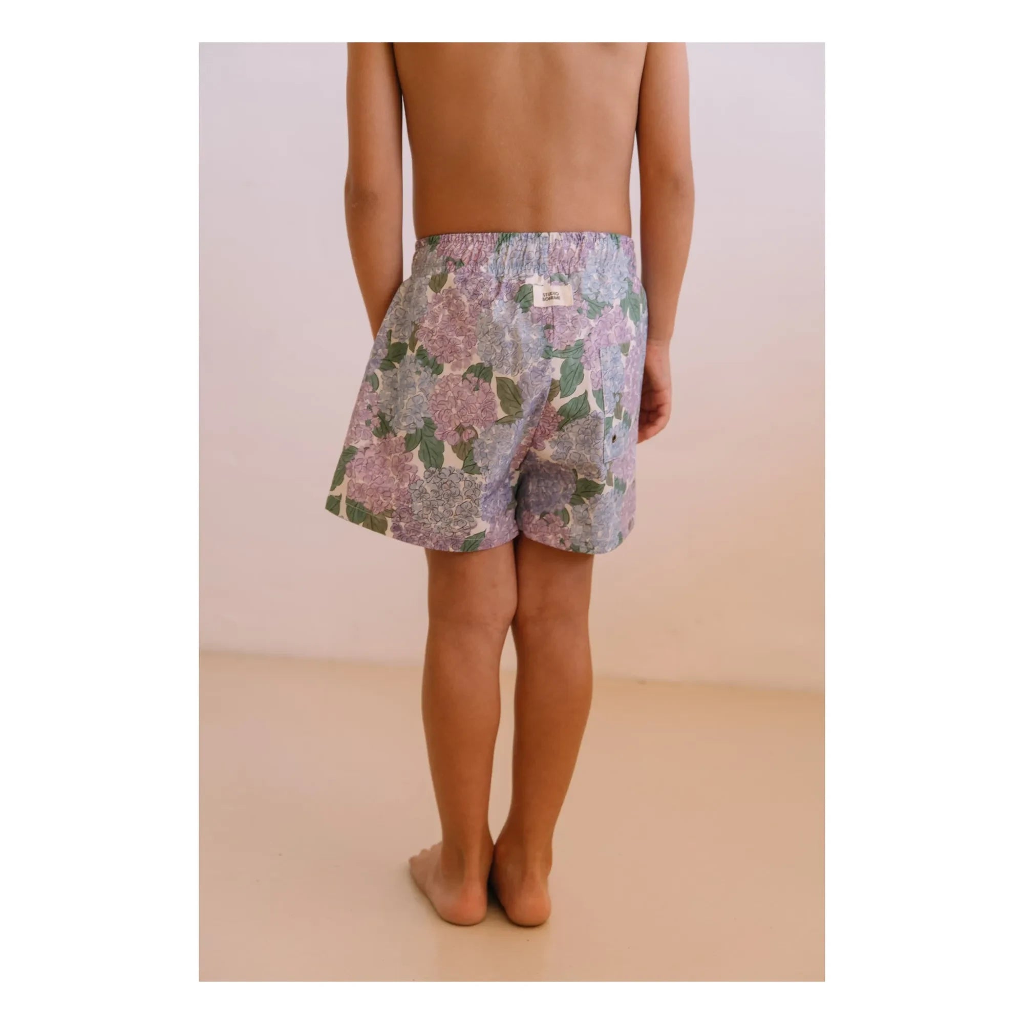 Studio Bohème - Chico Fleurs Organic Cotton Swim Shorts | Lilac