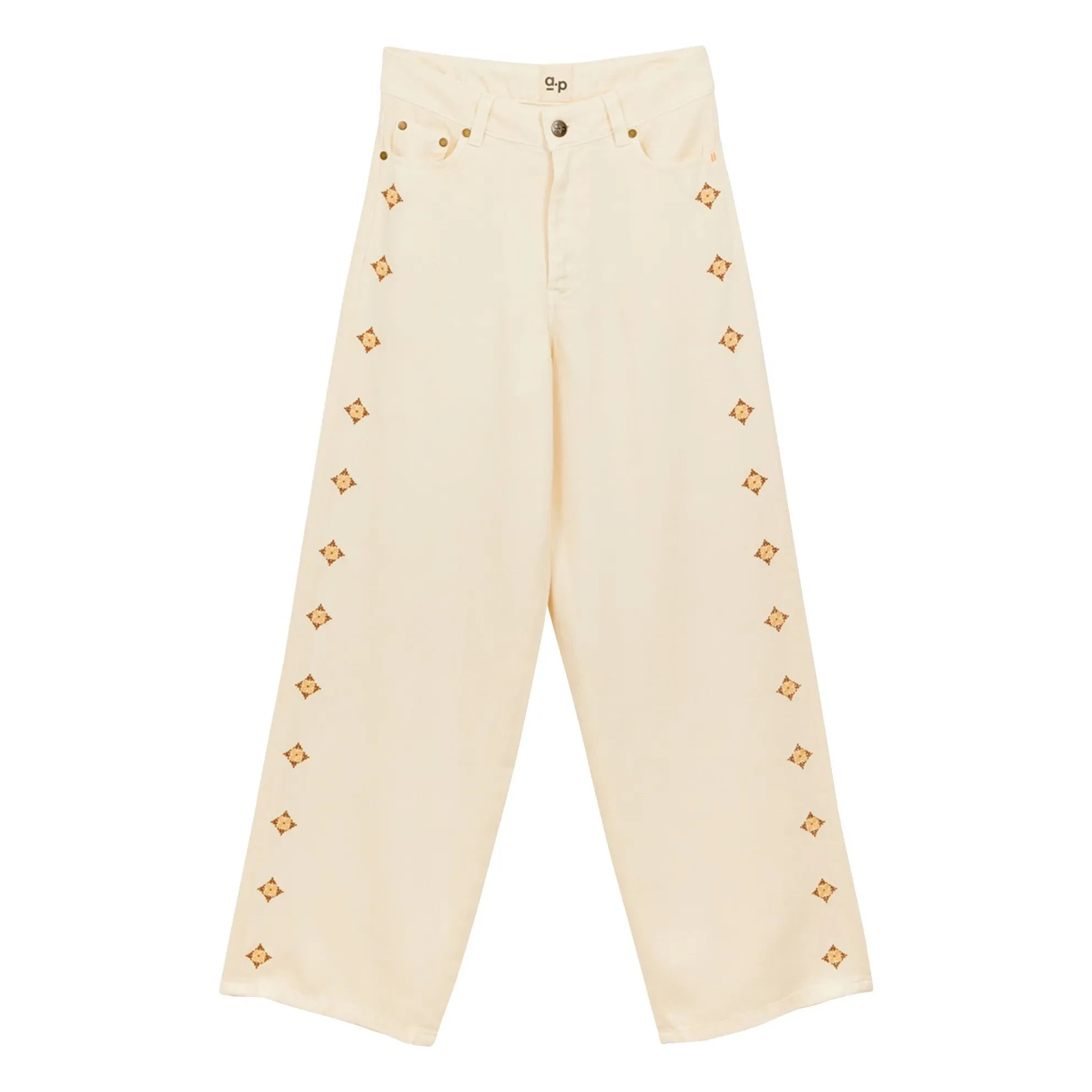 a.p - Denim Pants | Ecru