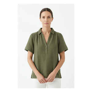 Xirena - Rylee Cotton Top | Olive