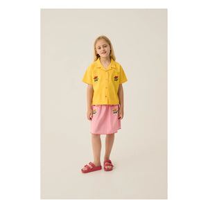 The Campamento - Floral Skirt | Candy Pink