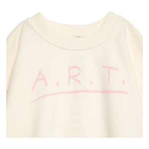 True Artist - Short Sleeve Sweatshirt N°13 Organic Cotton | Cream