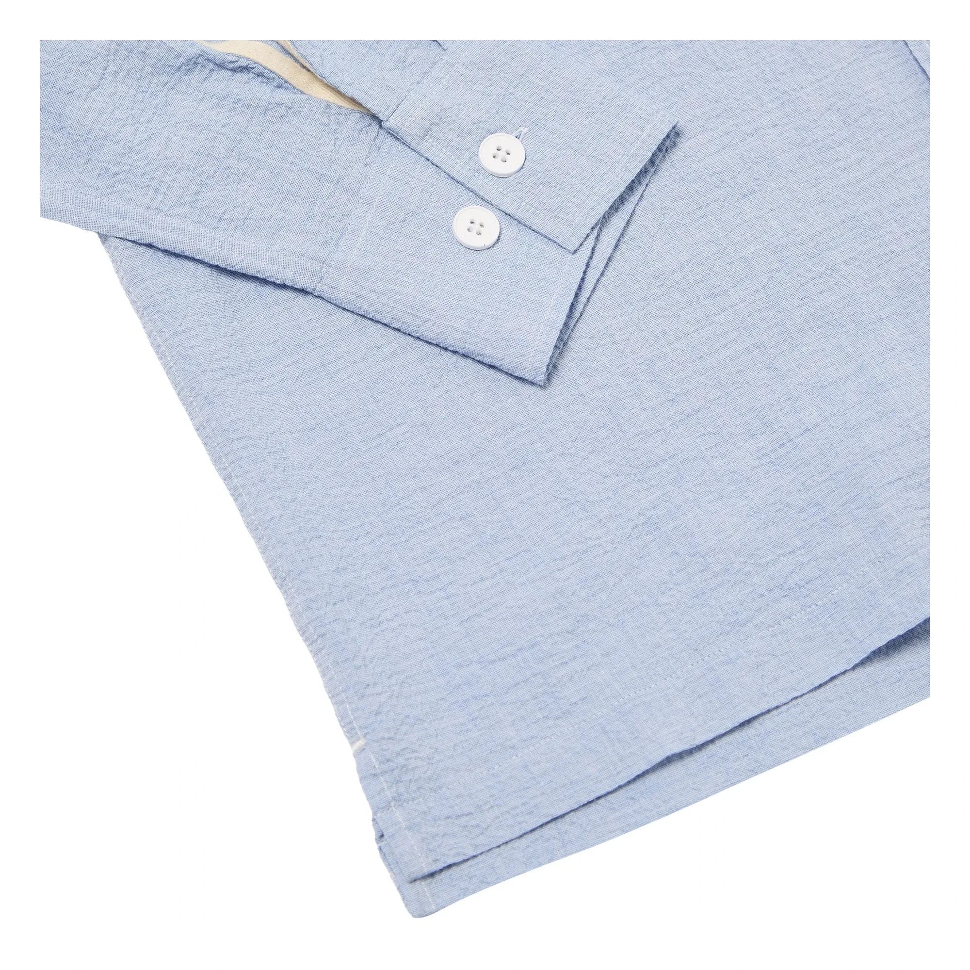 Universal Works - Utility Seersucker Shirt | Light Blue