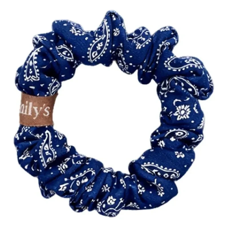 Emily's Pillow - Chouchou İpek bandana - Küçük | Mavi