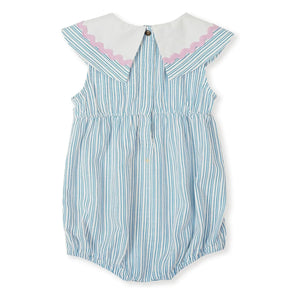 Goldie + Ace - Blue Striped Sailor Jumpsuit