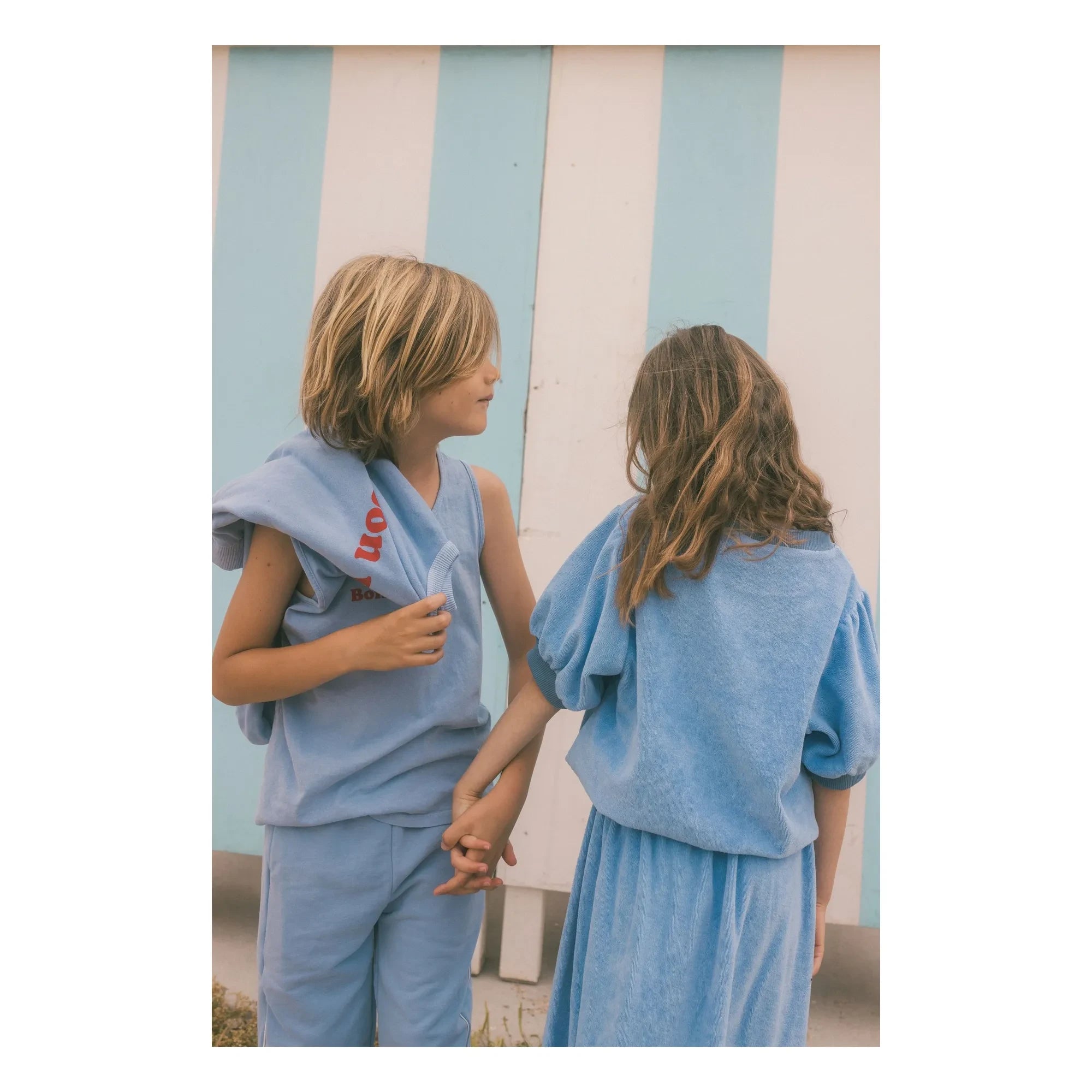 We Are Kids - Harper Organic terry skirt | Light Blue