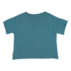 Búho - Go Discover T-shirt Organik pamuk | Peacock blue