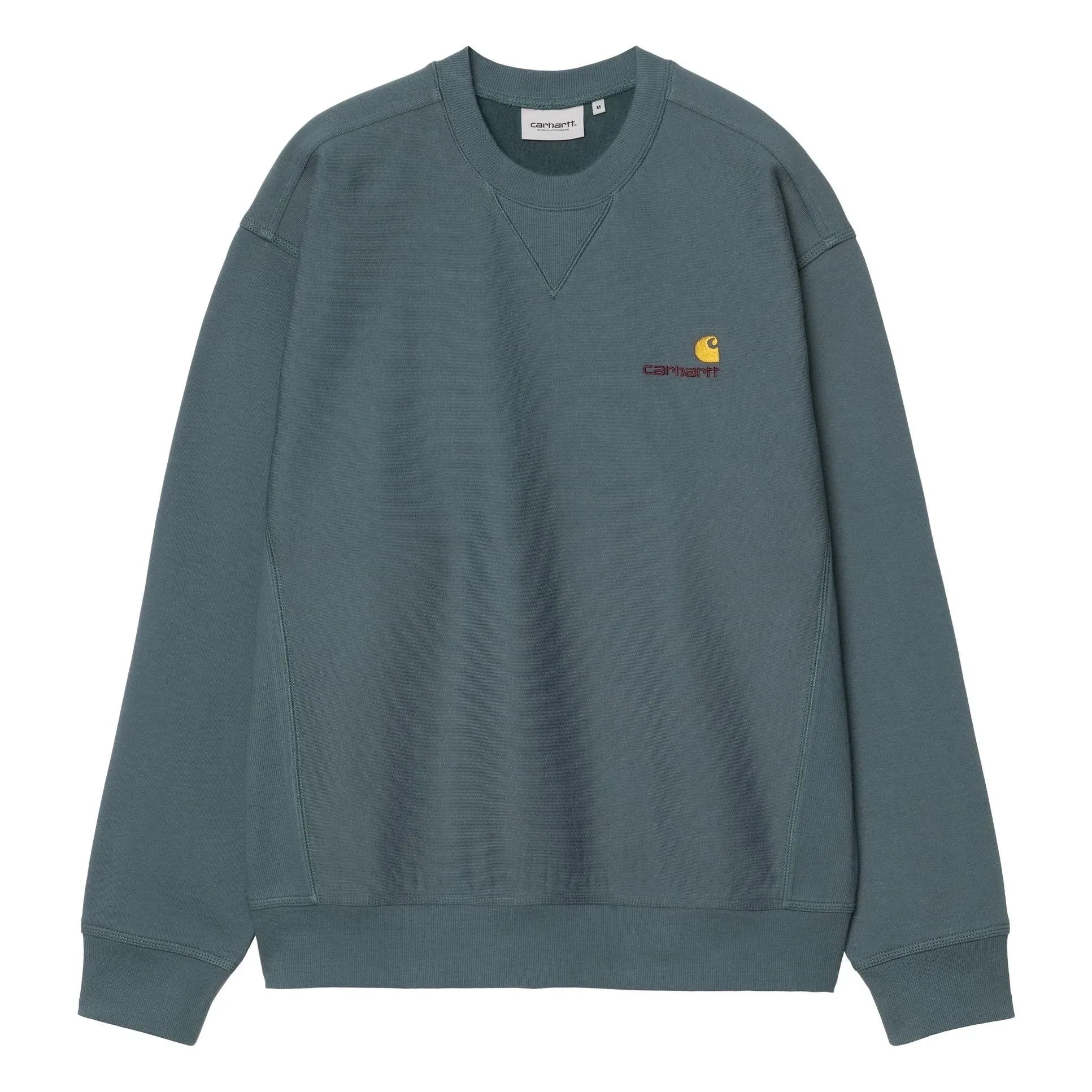 Carhartt WIP - American Script Sweatshirt | Blue-Green