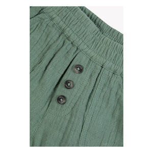 Tartine et Chocolat - Cotton Gingham Buttoned Shorts | Khaki